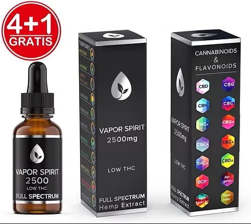 Vollspektrum CBD Öl ohne THC – 25% 10ml – Bild 1