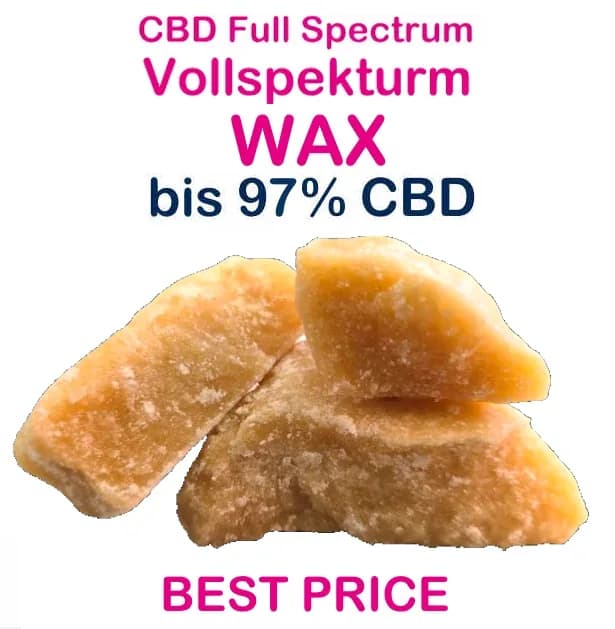 CBD Wax 97 % – hochreines Cannabidiol Konzentrat aus der Schweiz